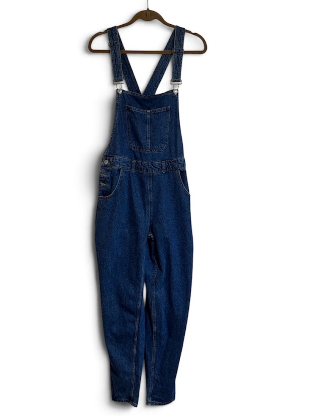 Denim Co Classic Medium Dark Blue Jeans Denim Overalls 6 Festival Bohemian